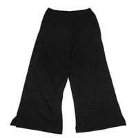 WAFFLE SUPERWIDE TROUSERS(BK)