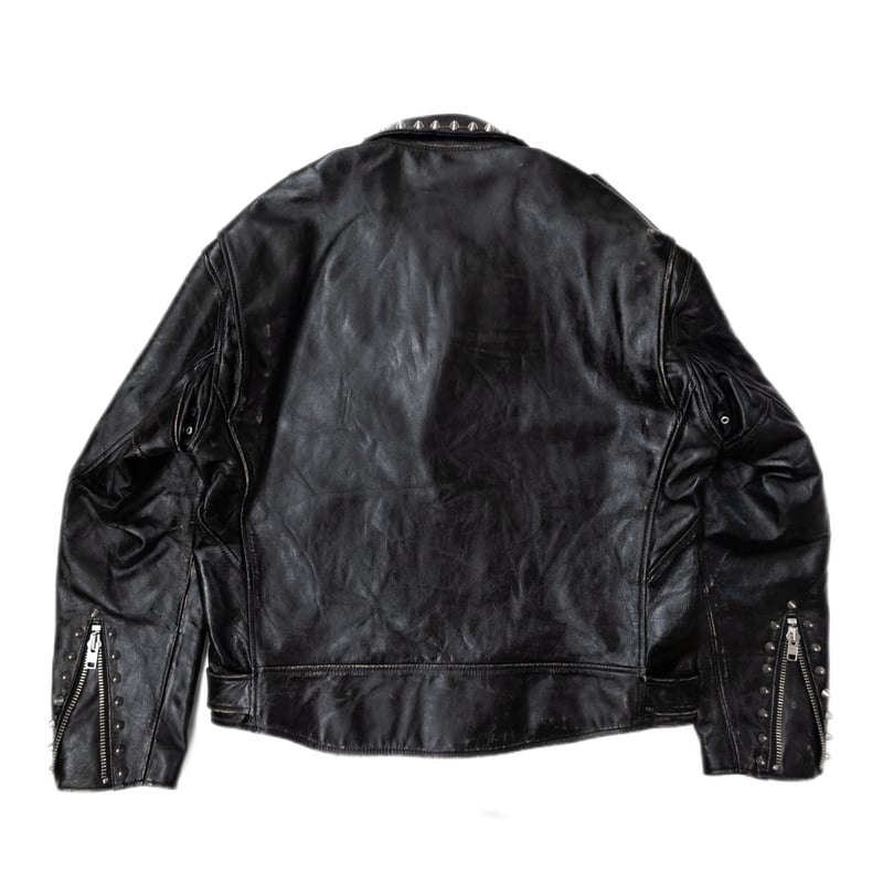 blackmeans レザージャケット BLACK MEANS blackmeans ブラックミーンズ トラッカージャケット