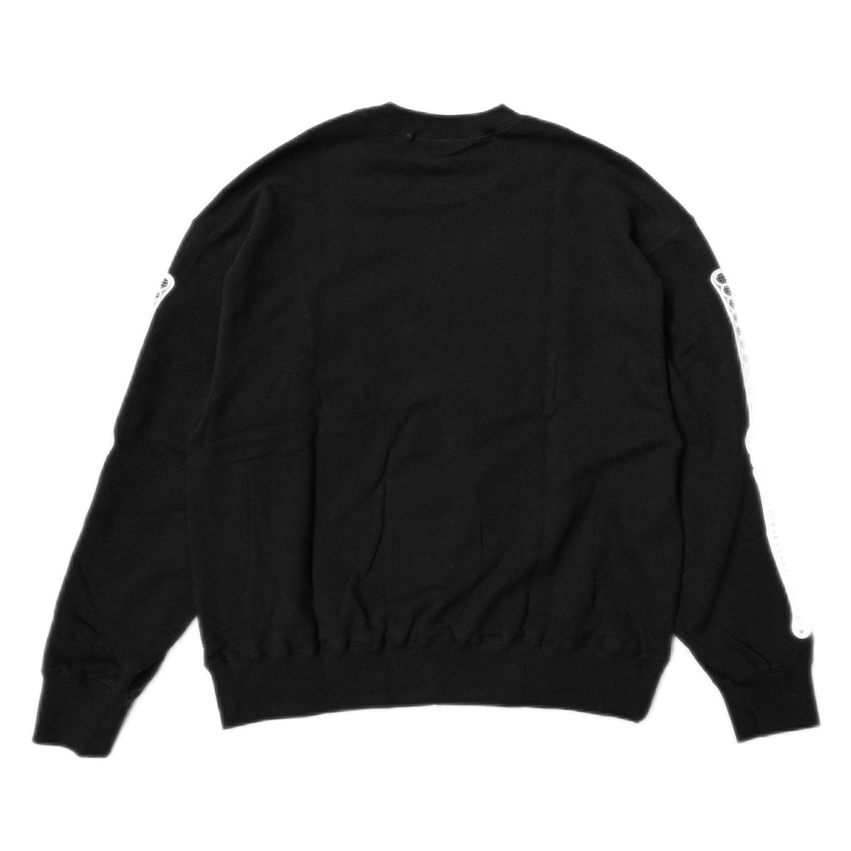 CORD EMBROIDERED CREW NECK SWEATER 