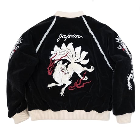 VELVETEEN FOX EMBROIDERED SOURVENIR  JKT