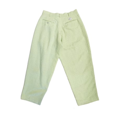 MIXED TWEED WIDE TROUSERS