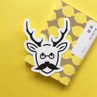 雄鹿のしおり（封筒付き）