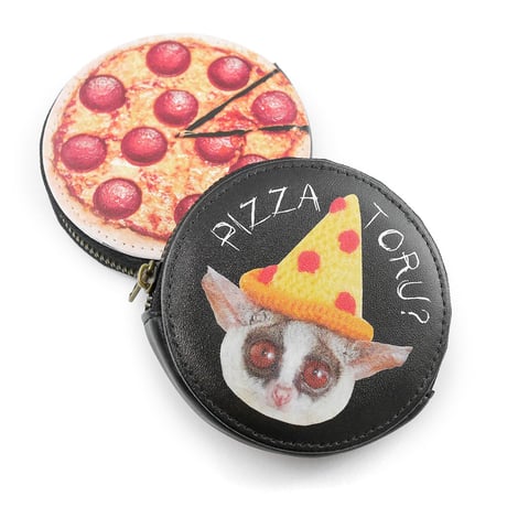 Pizzatoru Coin Case  / ピザトルのレザーコインケース