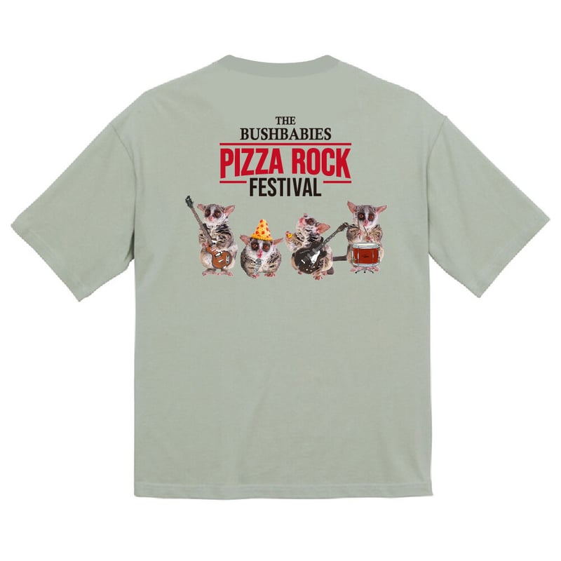PIZZA ROCK FES ピザロックフェス ビックシルエットTシャツ
