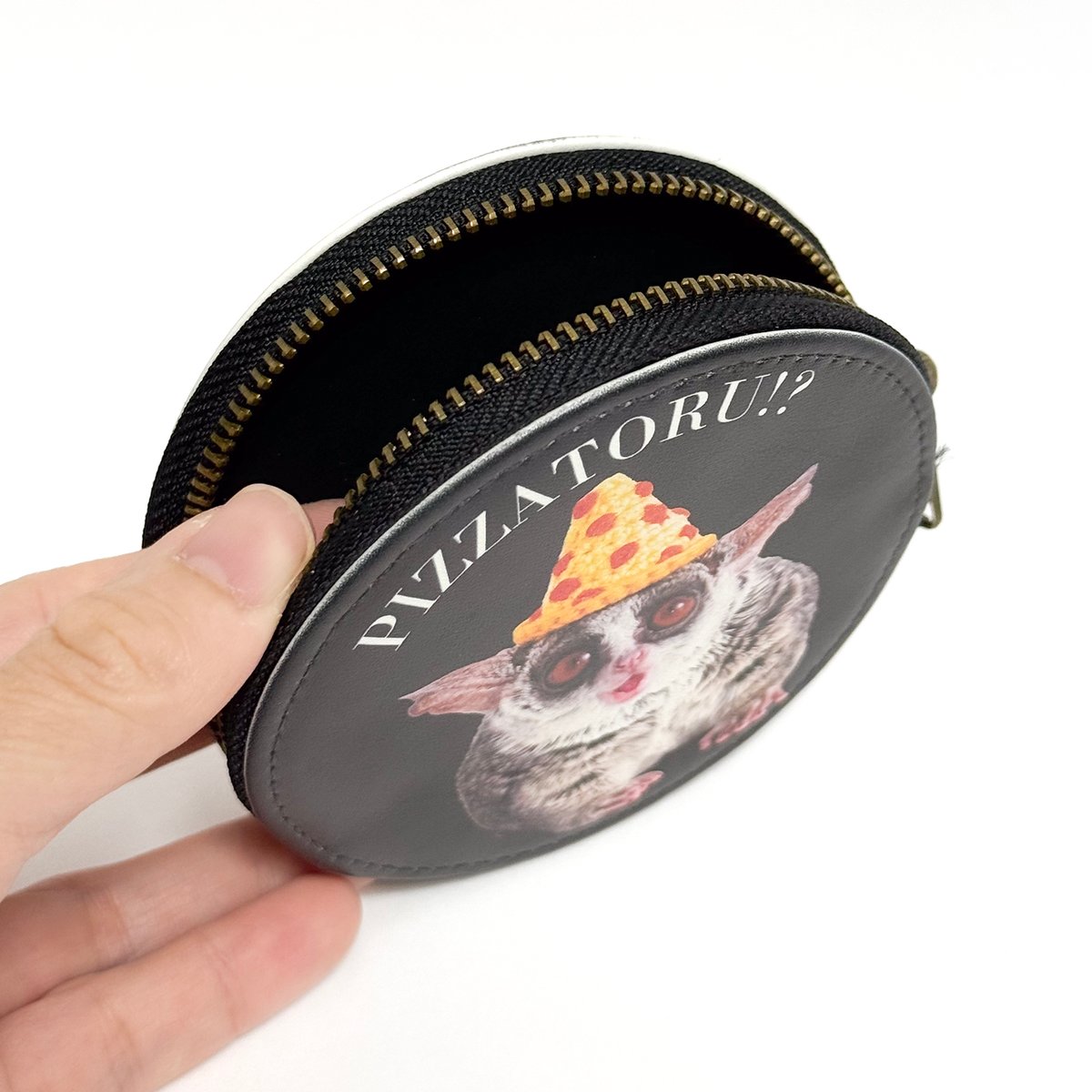 Pizzatoru Coin Case / ピザトルのレザーコインケース
