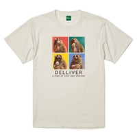 デリバーの4コマTシャツ[グレージュ]