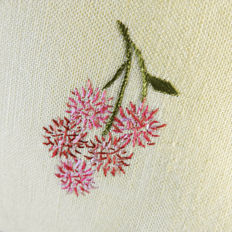 手刺繍入りポーチ