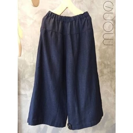 リネン ティアードパンツ
