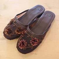 ベトナムメッシュサンダル　ブラウンA
