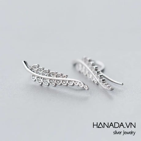 ピアス／Stone Leaf