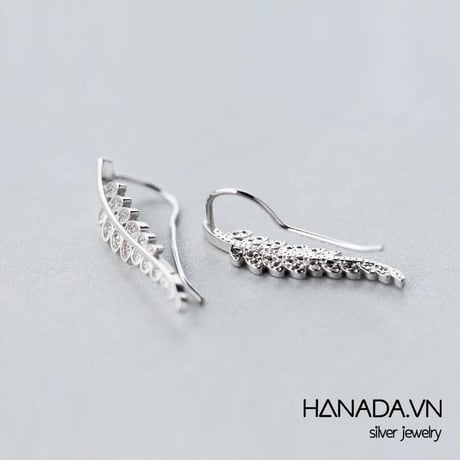 ピアス／Stone Leaf