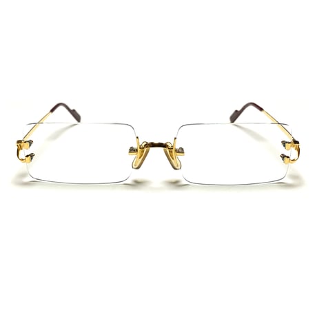 Cartier Rimless Clear