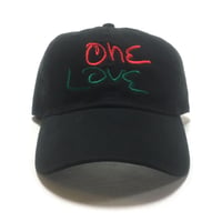 One Love Dad Hat (Black x Red x Green)