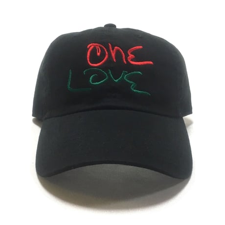 One Love Dad Hat (Black x Red x Green)