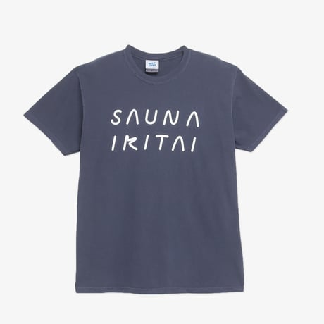 英字ロゴTシャツ（ネイビー）