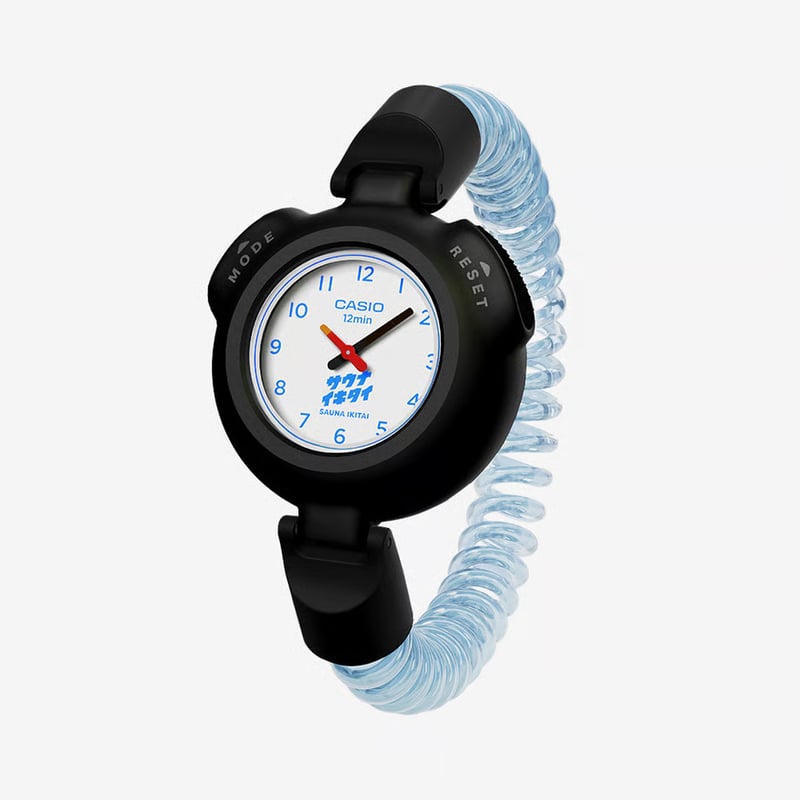 サ時計(CASIO)サウナイキタイモデル サ時計 サウナイキタイ限定モデル （ブルー）【発送：2026年3月中下旬