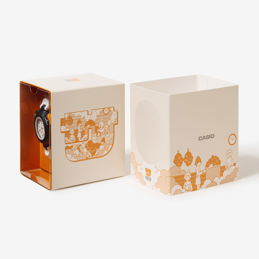 サ時計 （オレンジ・ブラック） | サウナイキタイSTORE