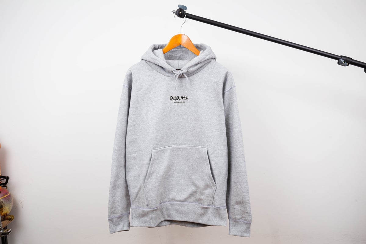 めちゃめちゃパーカー (ヘザーグレー) | サウナイキタイSTORE