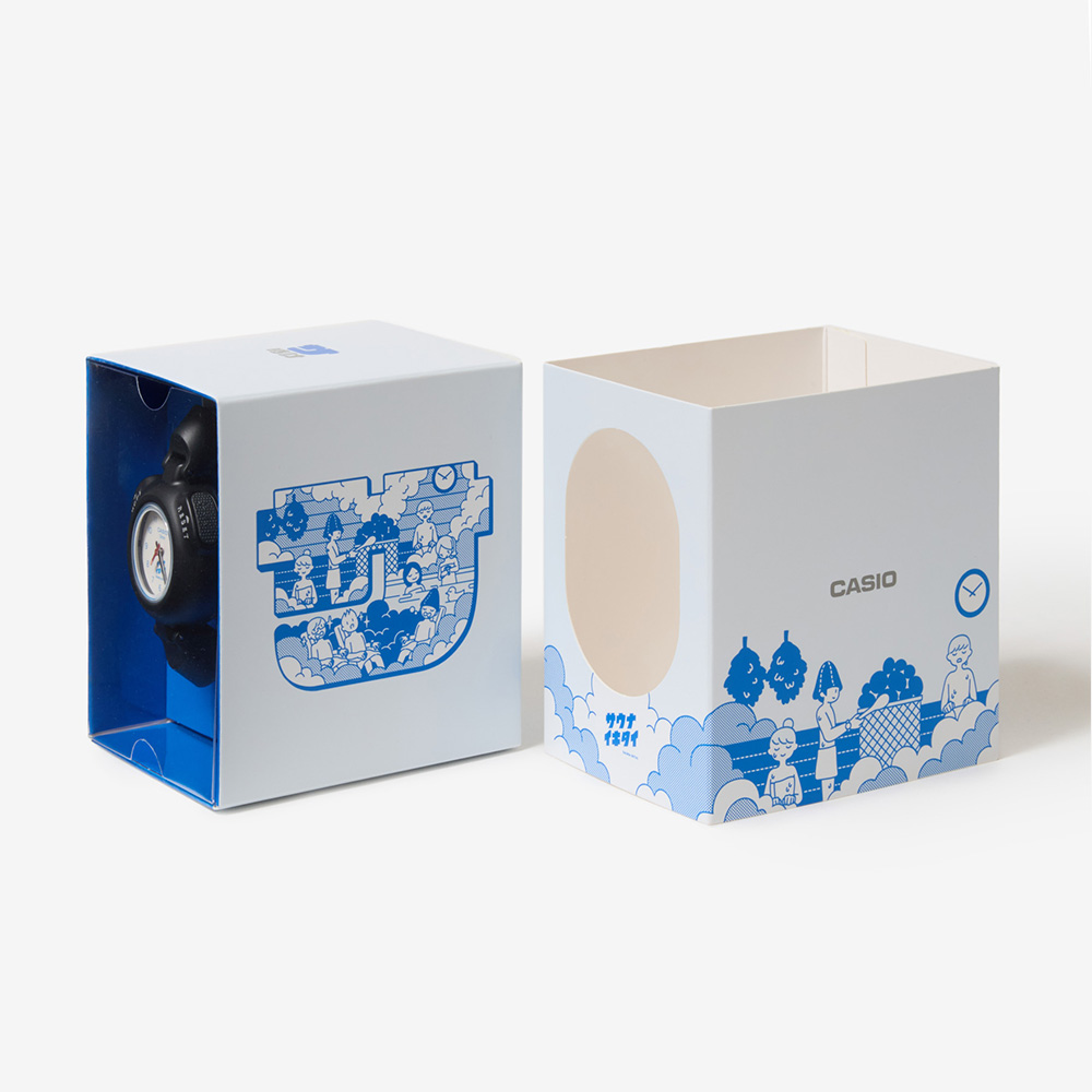【カシオ】サ時計 サウナイキタイモデル　ブルー サ時計 サウナイキタイ限定モデル （ブルー）【発送：2026年2月