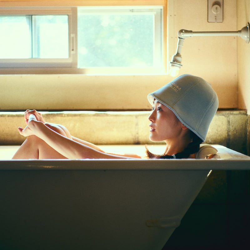 メッシュサウナハット（英字ロゴ） | サウナイキタイSTORE