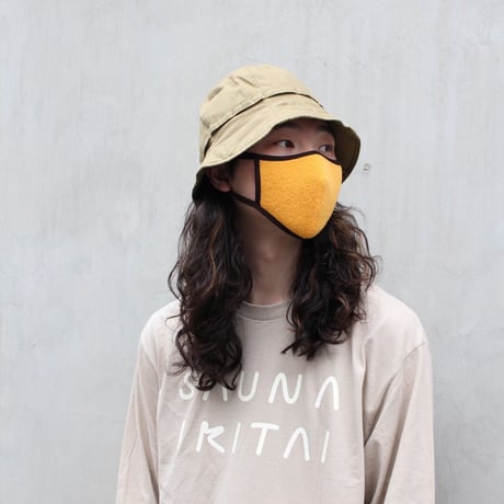 英字ロゴLong Sleeve T-Shirt  ベージュ