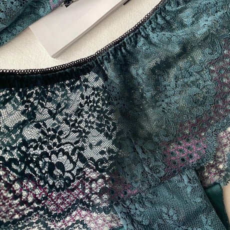 Numéro5 deep green × magenta 【T-0232】