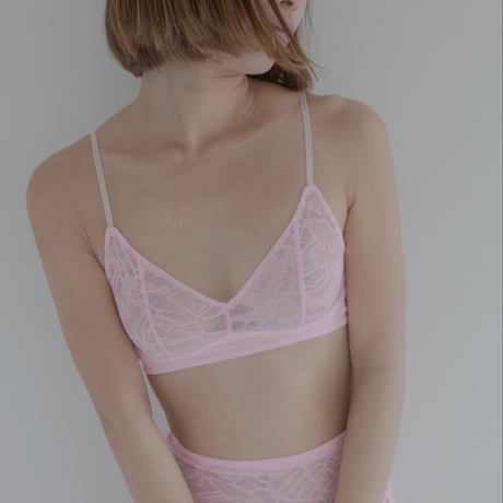 選べるS・M・Lsize Azalea bralette pink【F-0006】