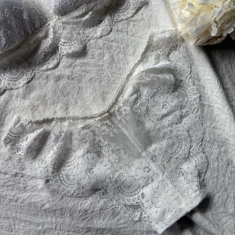 white rose bralette・shorts