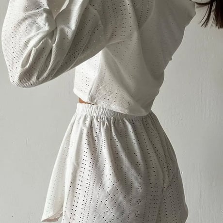 eyelets pajamas【K-0029】