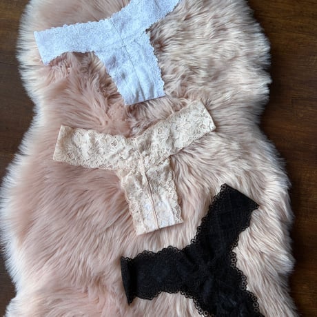 flower lace panties【J-0017】