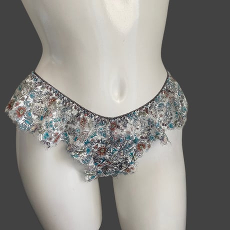 Plus Size flower lace Tshorts②【T-0662】