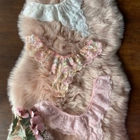 Plus Size flower lace Tshorts【T-0656】
