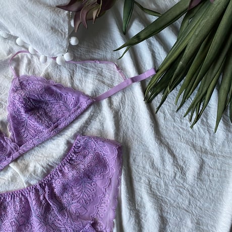 パッド付 purple pink set 【T-0608】