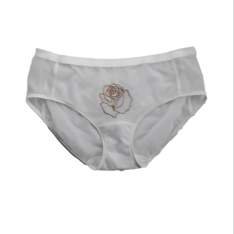 sample rose shorts white