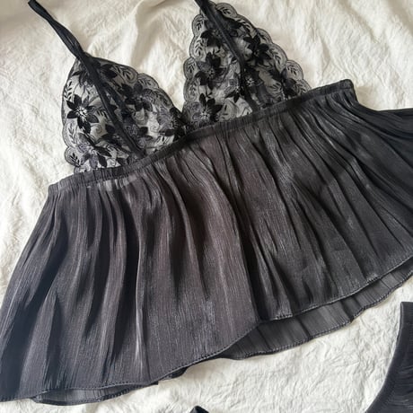Lily pajamas black【J-0009】