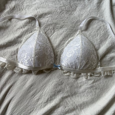 white bralette【H-0038】