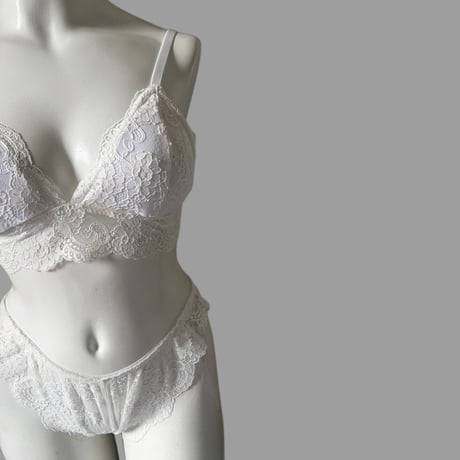white rose bralette・shorts
