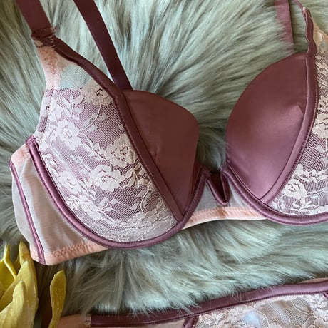 Ami violet pink×light pink【 A-0564-PI】