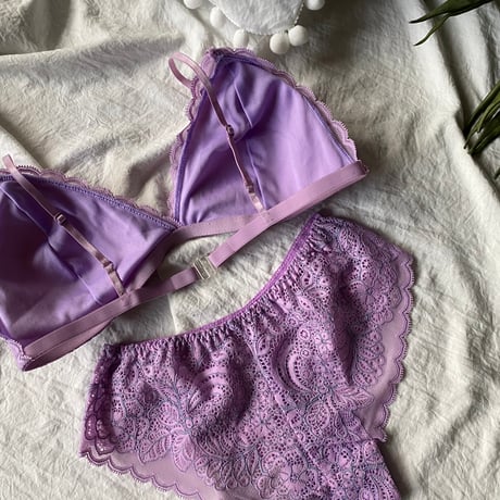 パッド付 purple pink set 【T-0608】