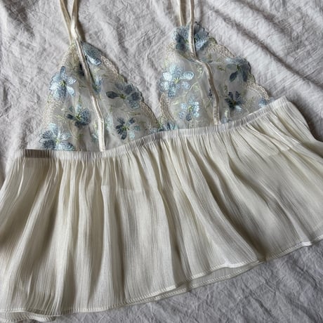 Lily pajamas white【J-0015】