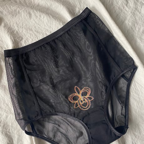 orchid high shorts black【F-0025】