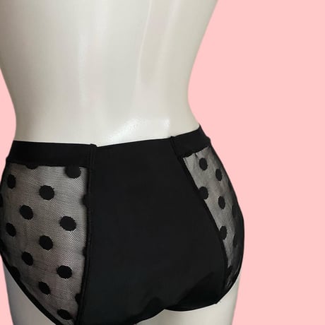 M・Lsize Dot 吸水 Q panty【 A-0651】