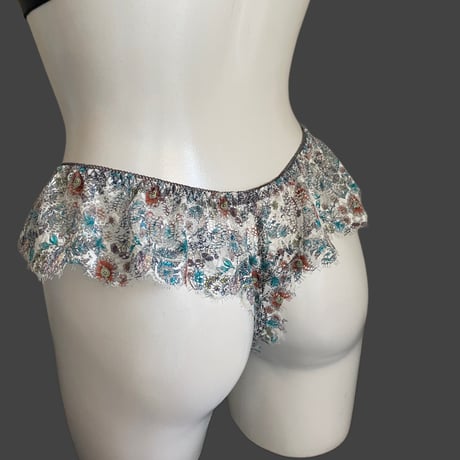 Plus Size flower lace Tshorts②【T-0662】