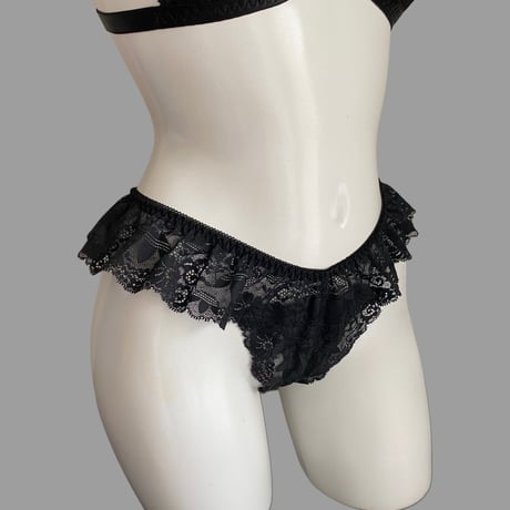 Plus Size flower lace shorts④【T-0676】