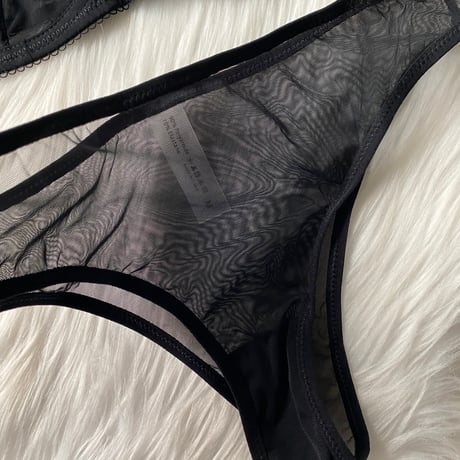 sheer set black【A-0883-BK】