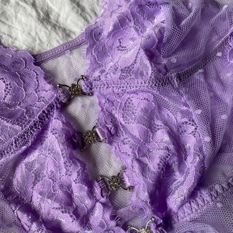 lavender night dress【A-0770】