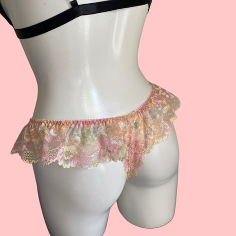 Plus Size flower lace Tshorts【T-0656】