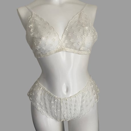 ribbon lace white【T-0660】