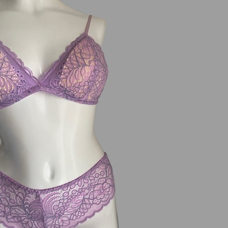 パッド付 purple pink set 【T-0608】