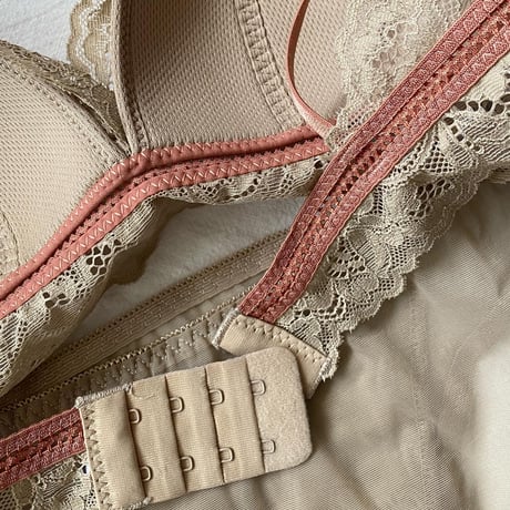 bicolorパッド付きbralette set up greige【A-0163-GR】